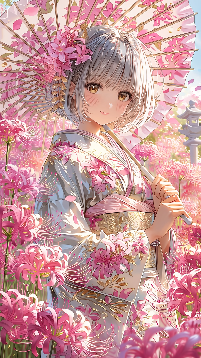 FOUR COLORS OF LYCORIS 四彩彼岸花姫 | の人気AIイラスト・グラビア