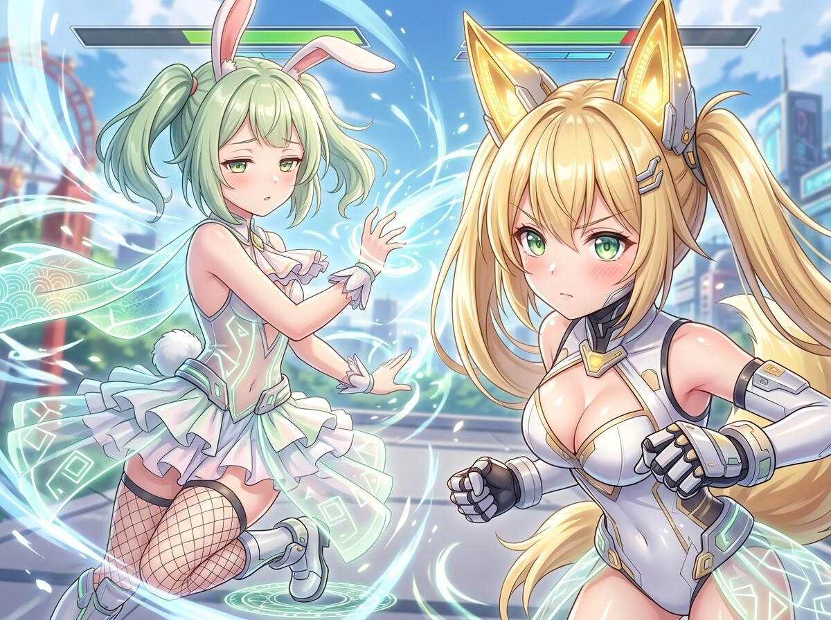 QILINちゃん VS DAISYちゃん