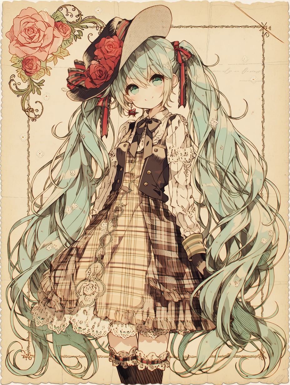 vintage Miku | の人気AIイラスト・グラビア