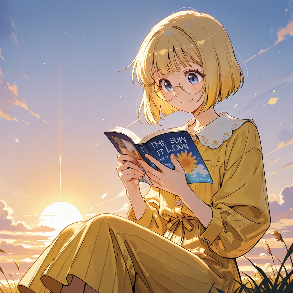 読書の秋にありがちなこと。時間が経つのが早い | の人気AIイラスト・グラビア