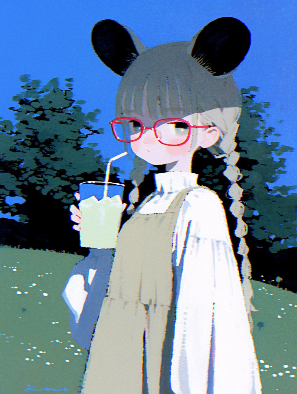 めがね×三つ編みは正義２