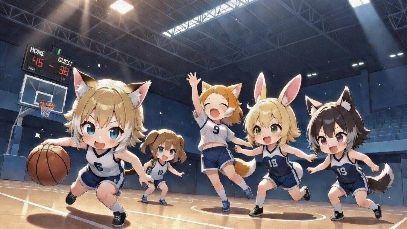 ケモミミバスケ