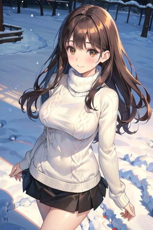 雪の日デート②