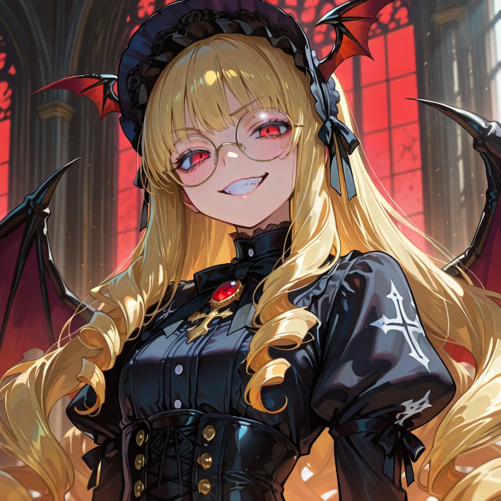 ゴスロリ悪魔メガネっ娘ちゃん