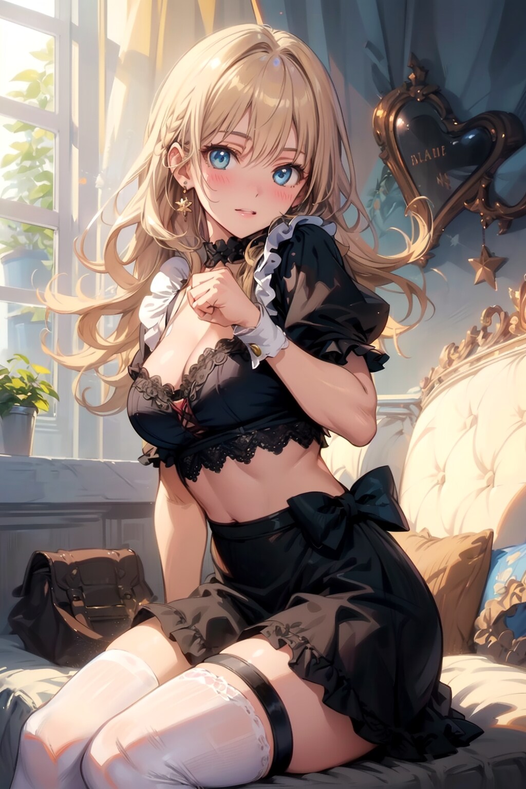 朝の赤面のメイド | の人気AIイラスト・グラビア