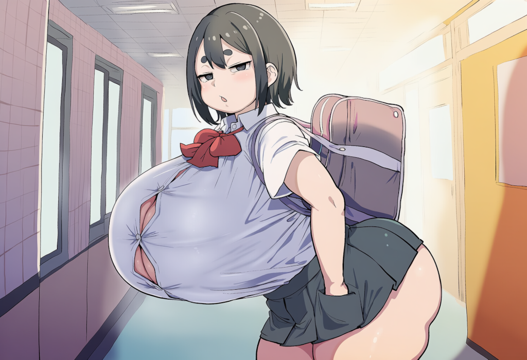 黒髪超乳むちむちJK