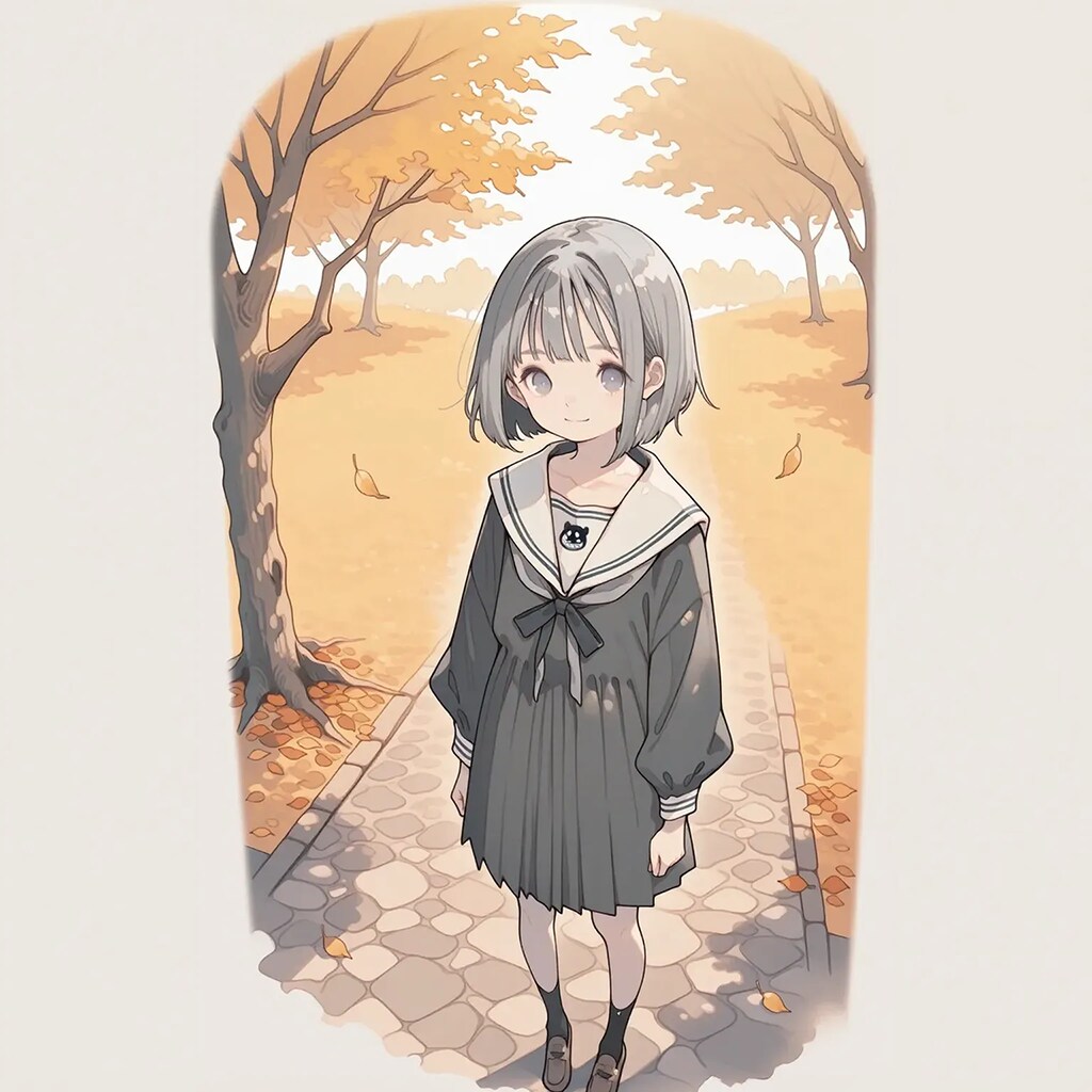 【秋の散策】「さあ帰ろ」