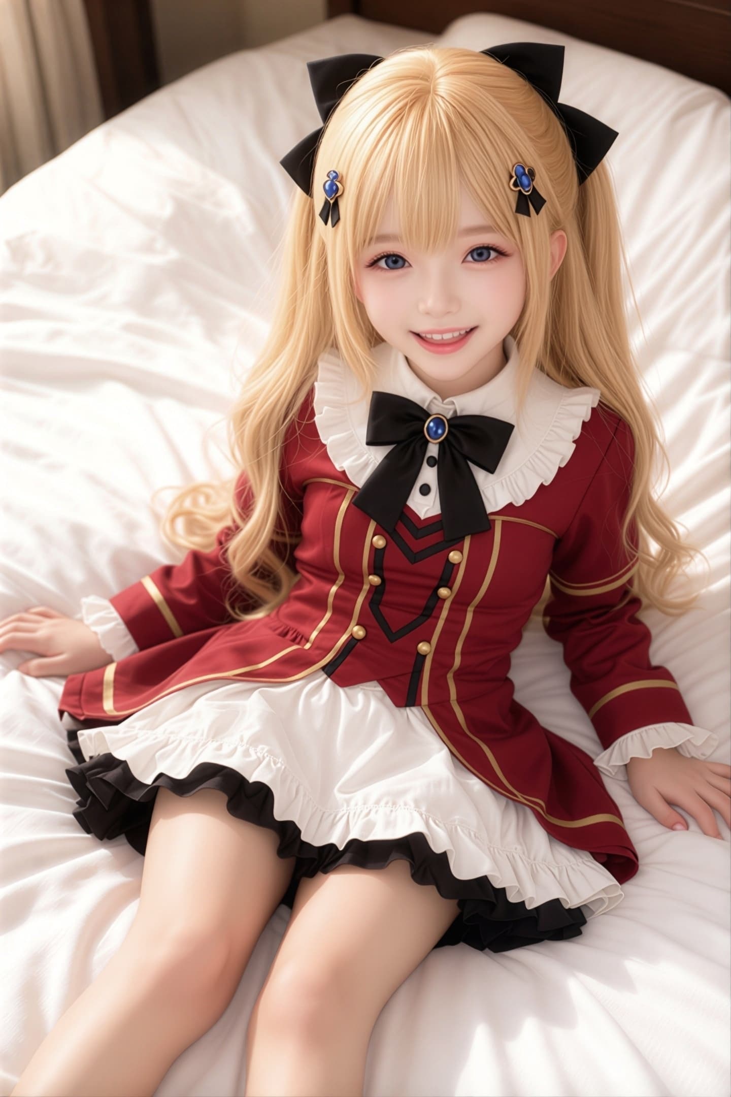 金髪制服ロリ少女