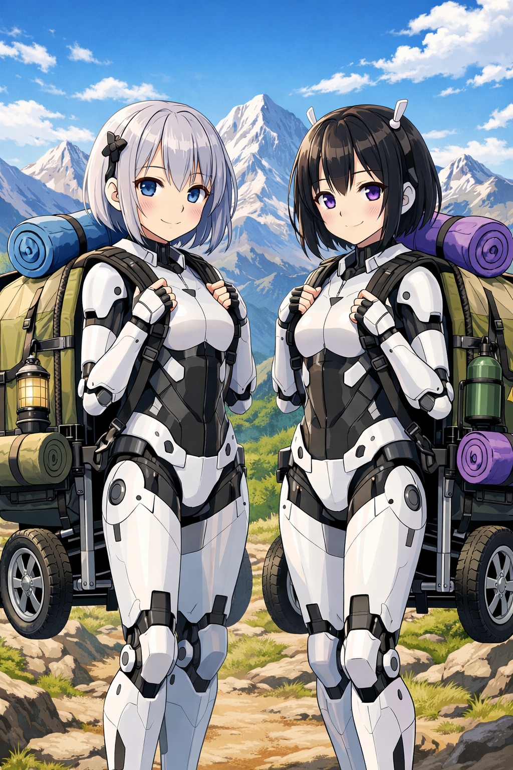 ちちぷい生成メカ娘　加速するアウトドア