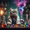 マッドサイエンティストの猫 2枚目