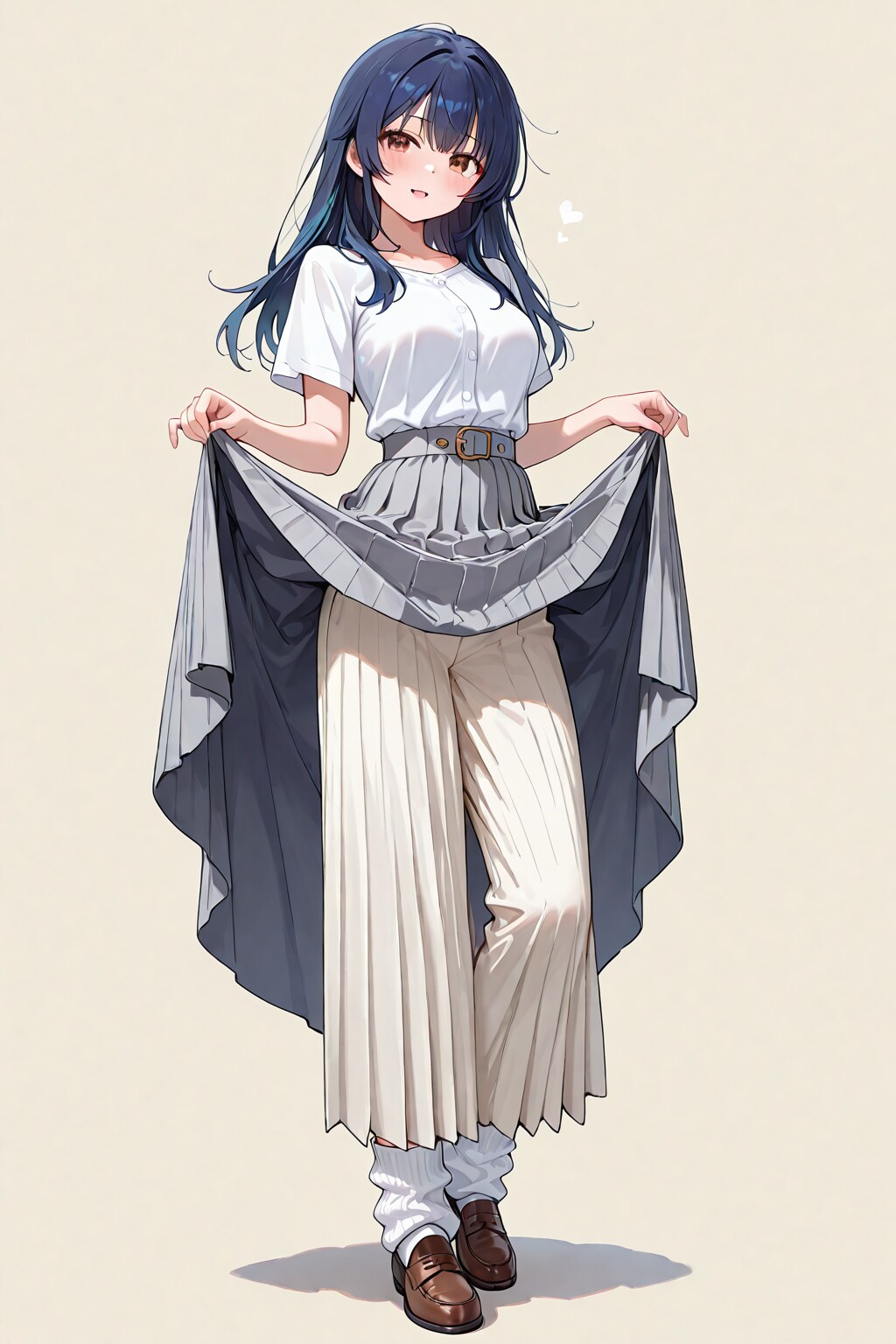 Pleated trousers