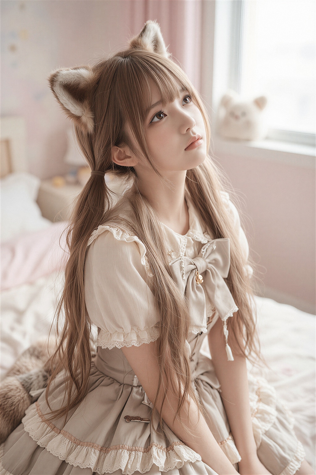 アライグマ耳