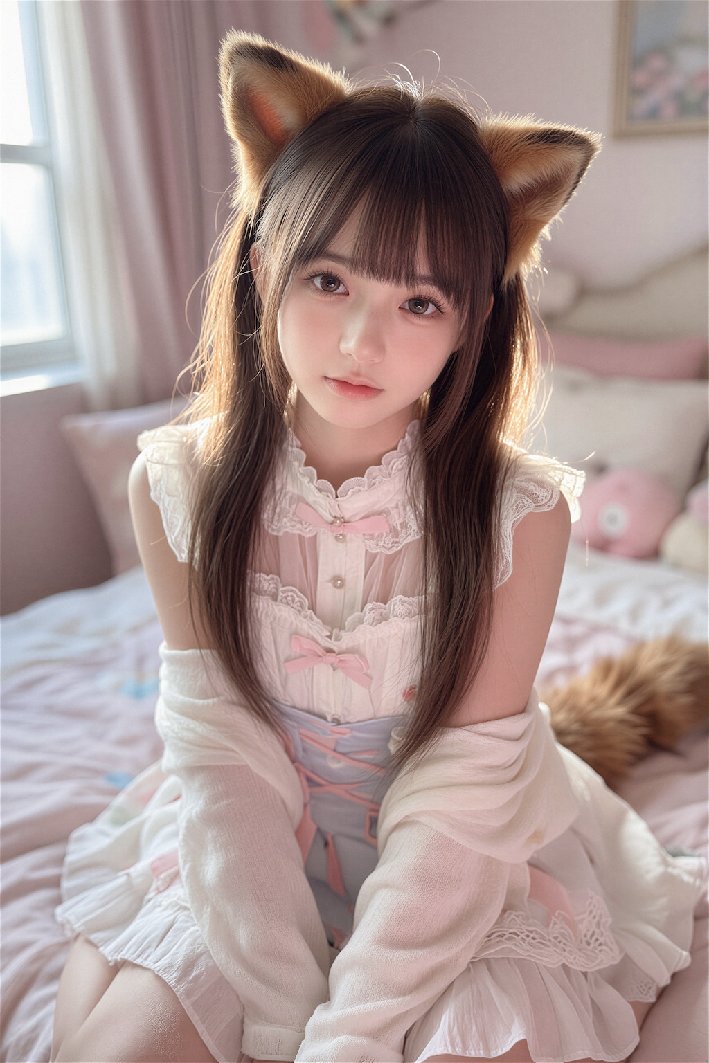 アライグマ耳