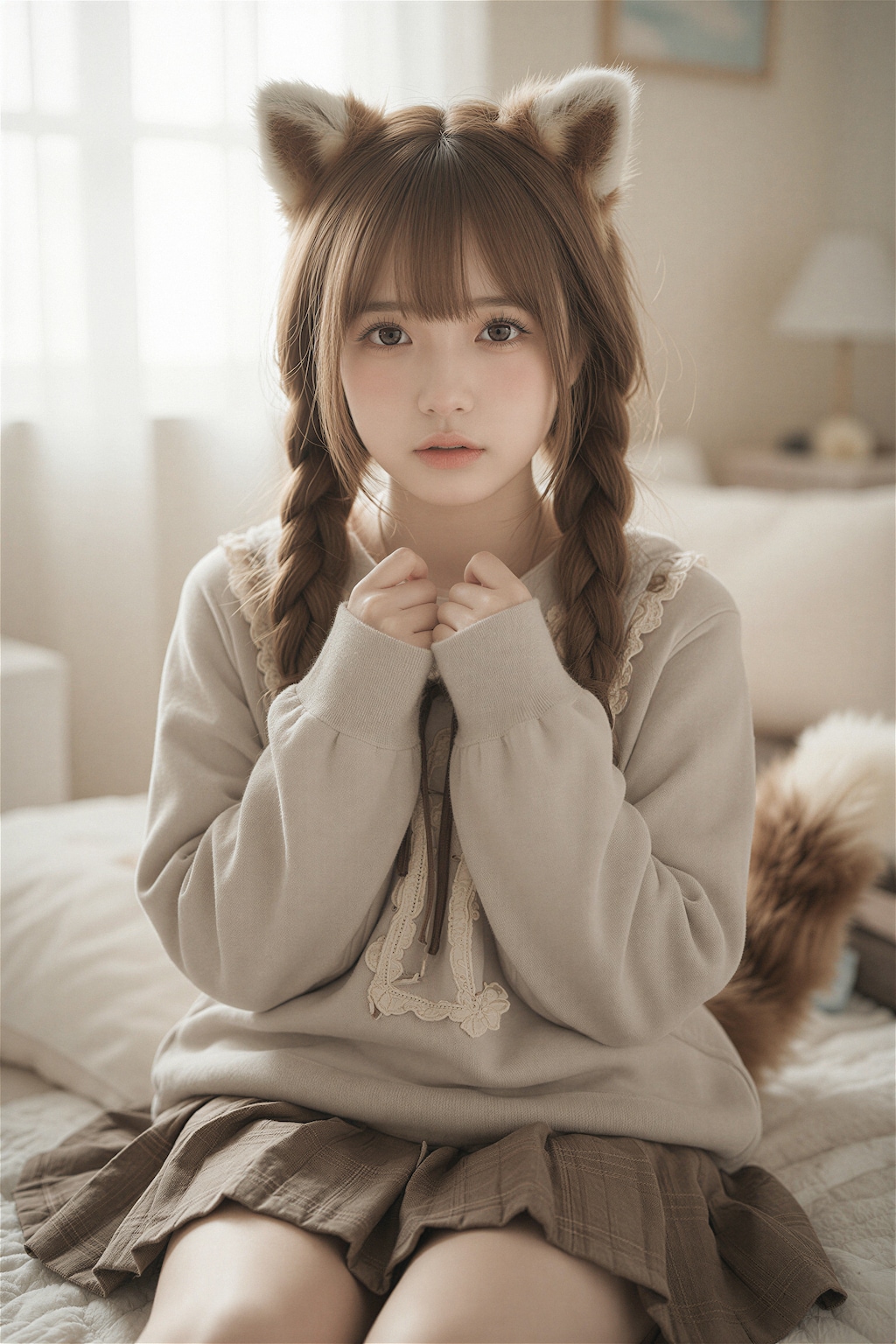 アライグマ耳