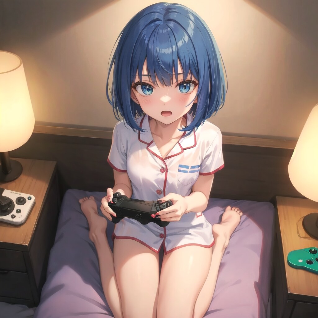 ゲームに夢中 | の人気AIイラスト・グラビア