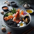 seafood noodleに花を添えて 4枚目