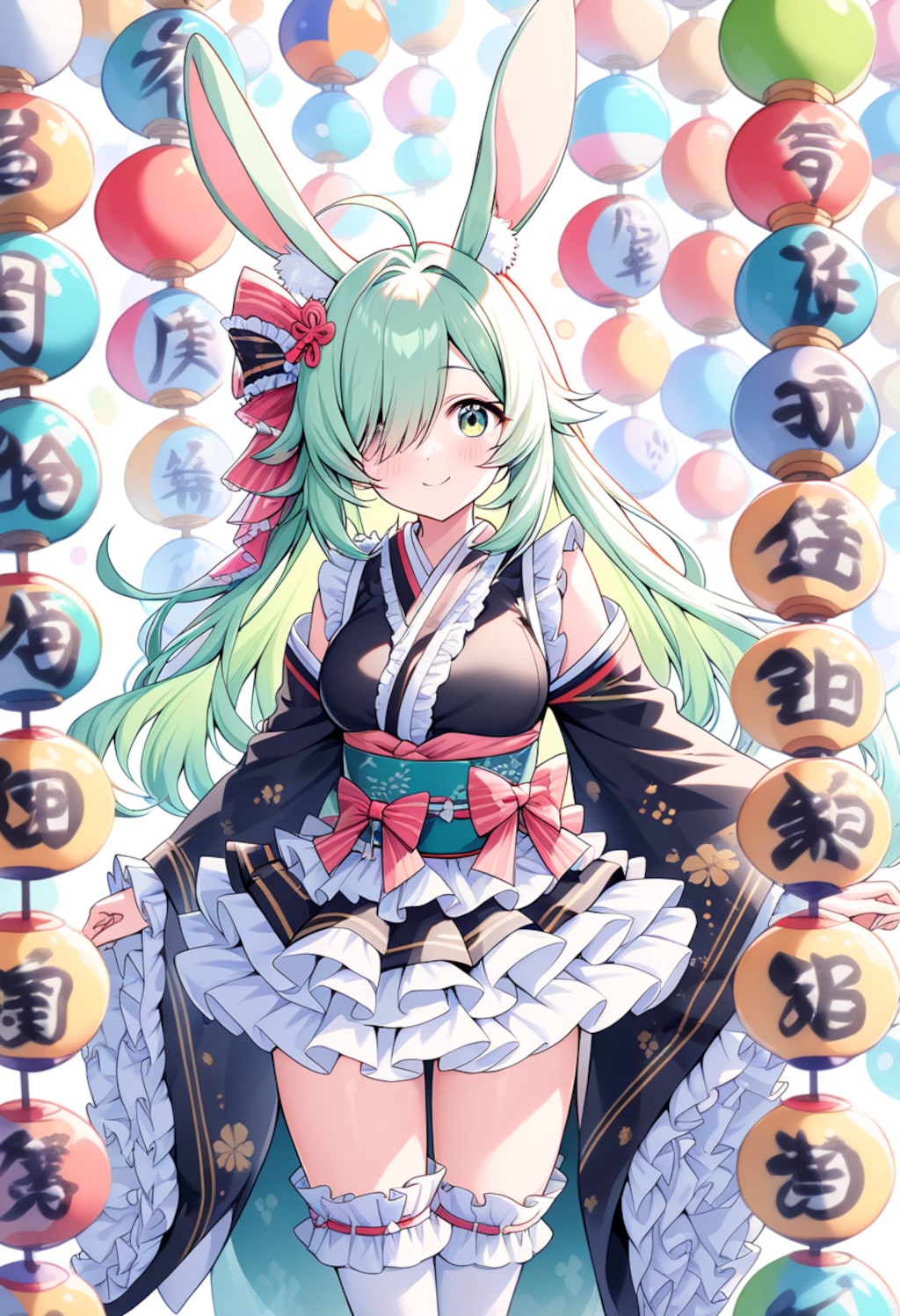 見てーフリルいっぱいー♪[days AI]