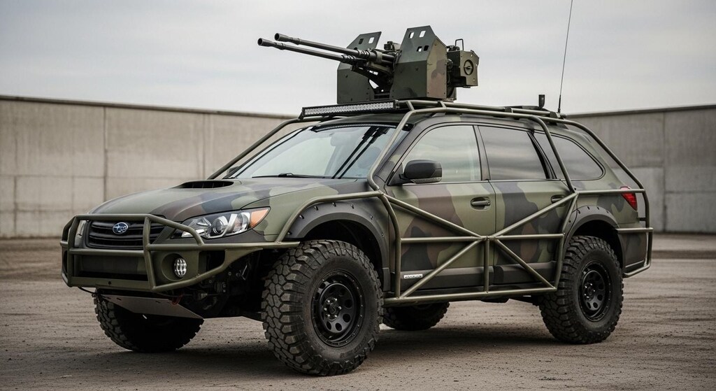 レガシィアウトバック軍用車