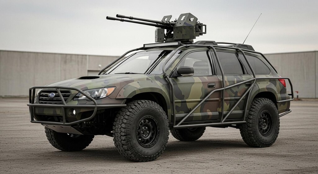 レガシィアウトバック軍用車