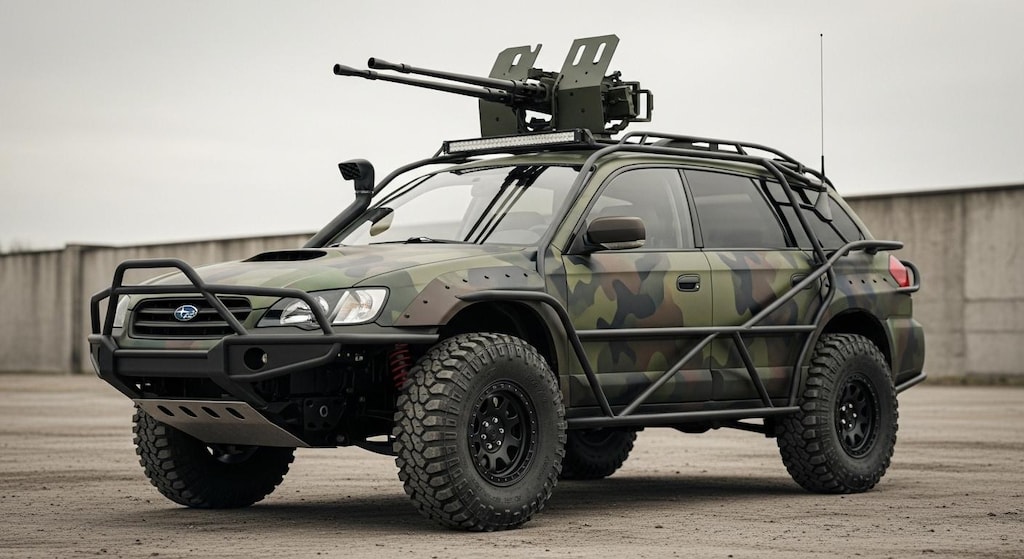 レガシィアウトバック軍用車