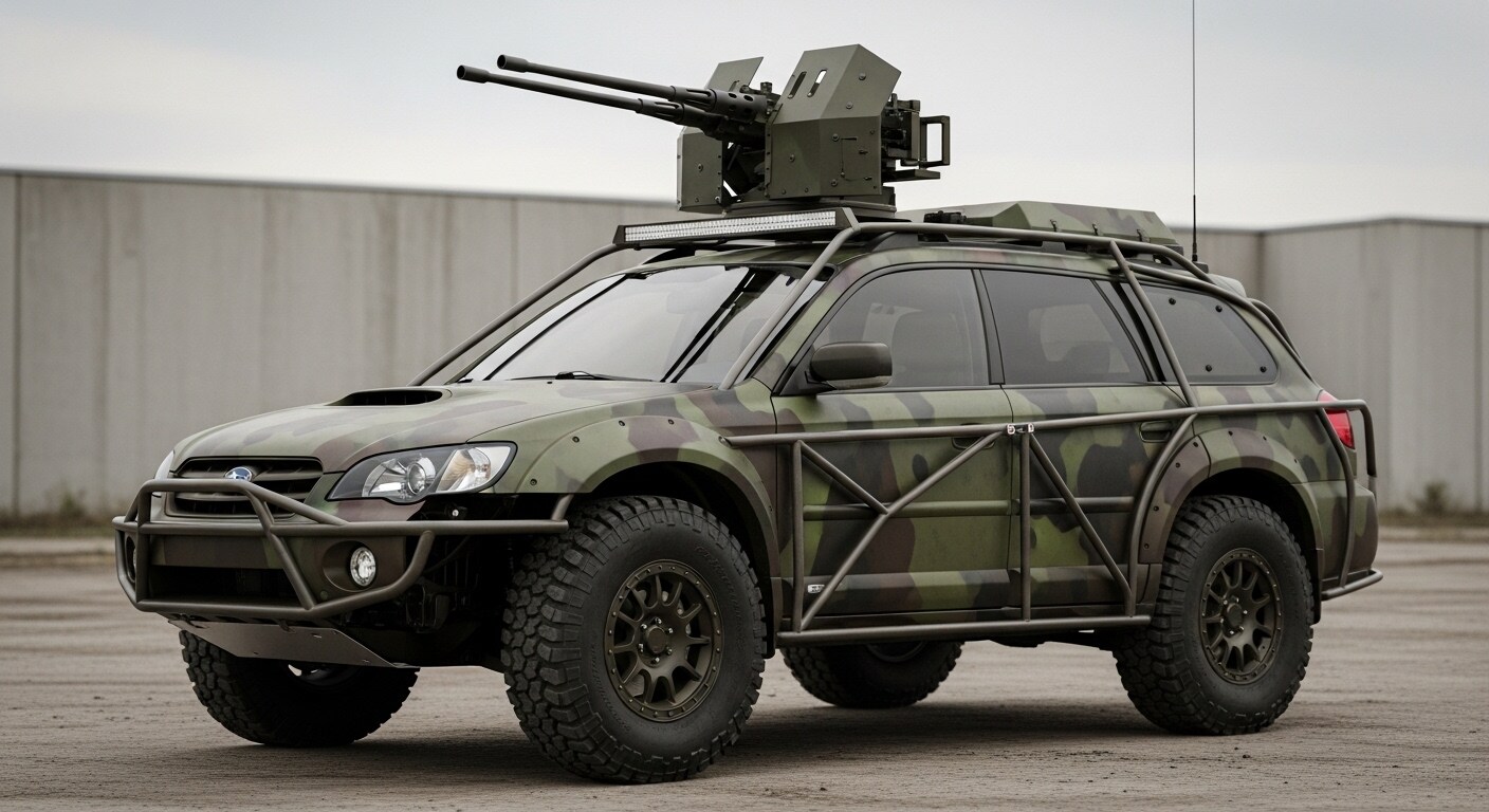 レガシィアウトバック軍用車 | の人気AIイラスト・グラビア