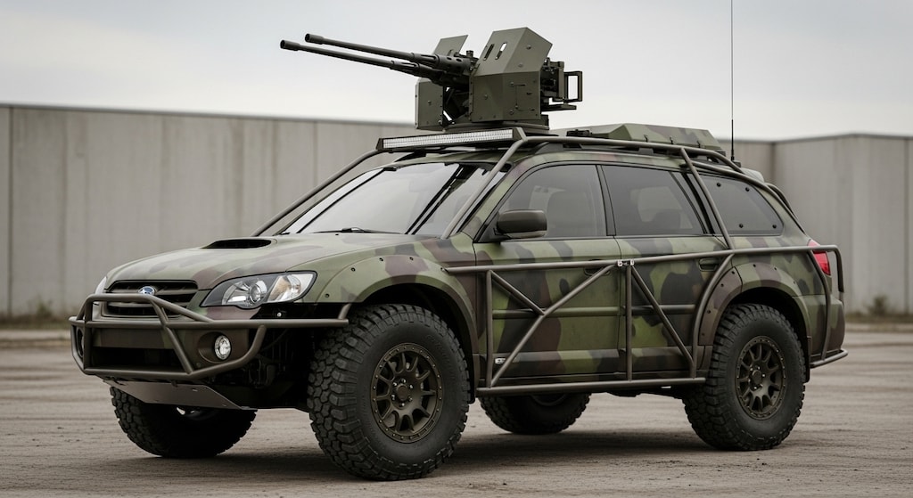 レガシィアウトバック軍用車