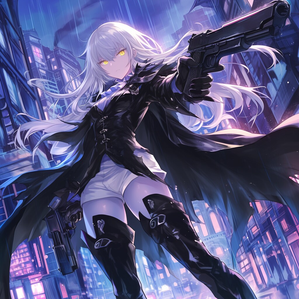 銃声鳴り響く街