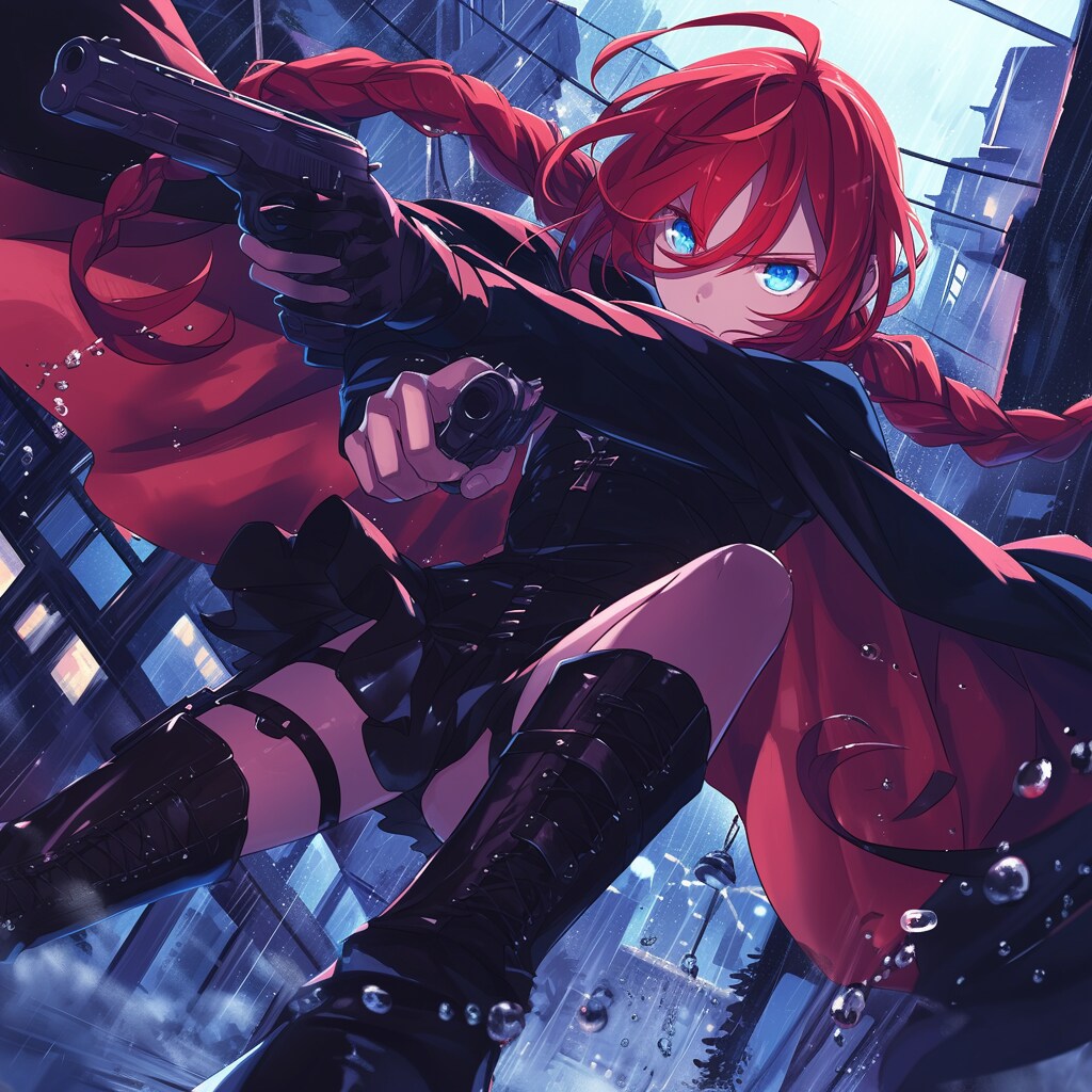 銃声鳴り響く街