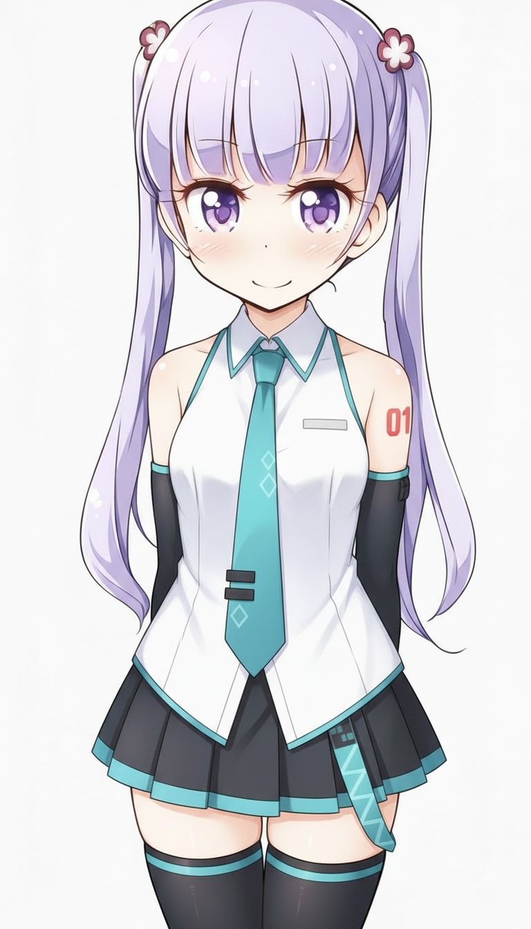 涼風青葉 初音ミク衣装 | の人気AIイラスト・グラビア