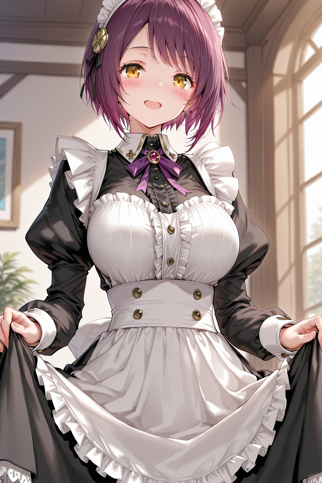 こんにちは（挨拶メイドの芽衣ちゃん）