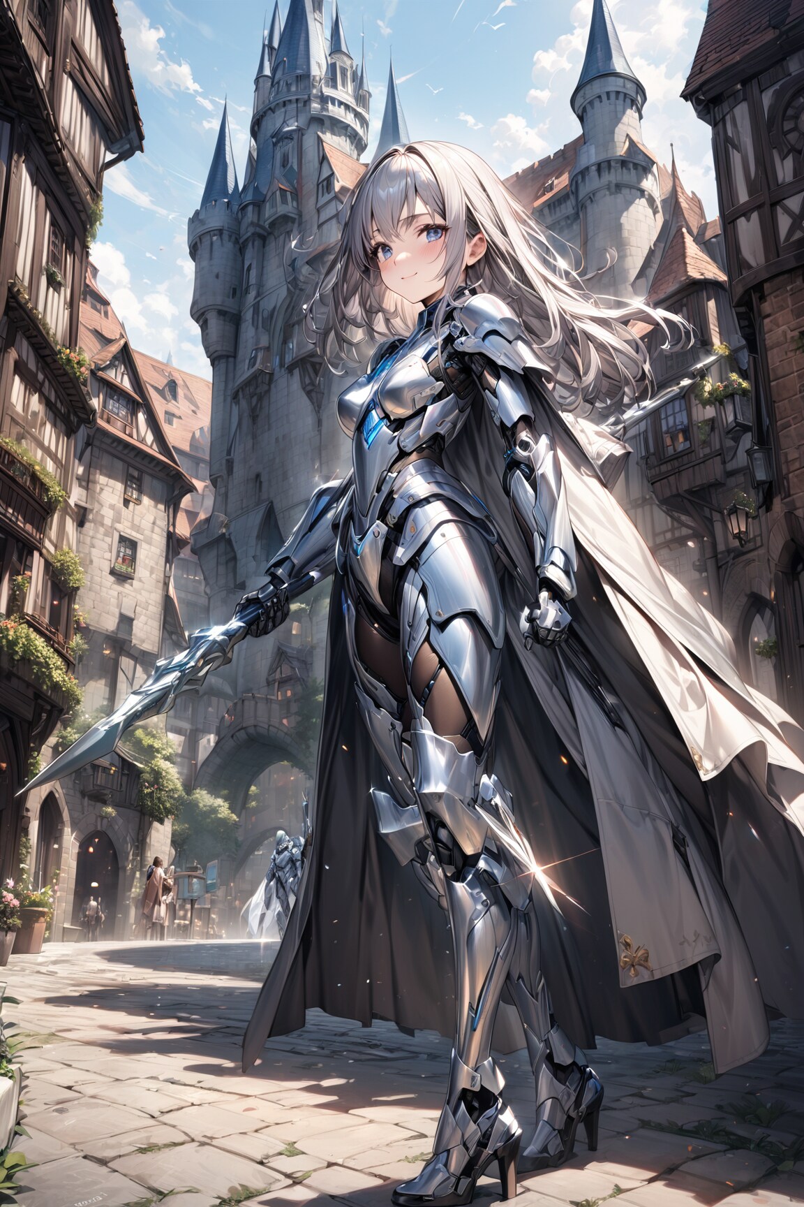 銀色の騎士