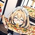 おピッツァ大好きメイドちゃん 3枚目