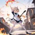 ギターと炎とキメポーズ 5枚目