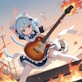 ギターと炎とキメポーズ 2枚目
