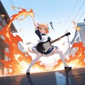 ギターと炎とキメポーズ 7枚目