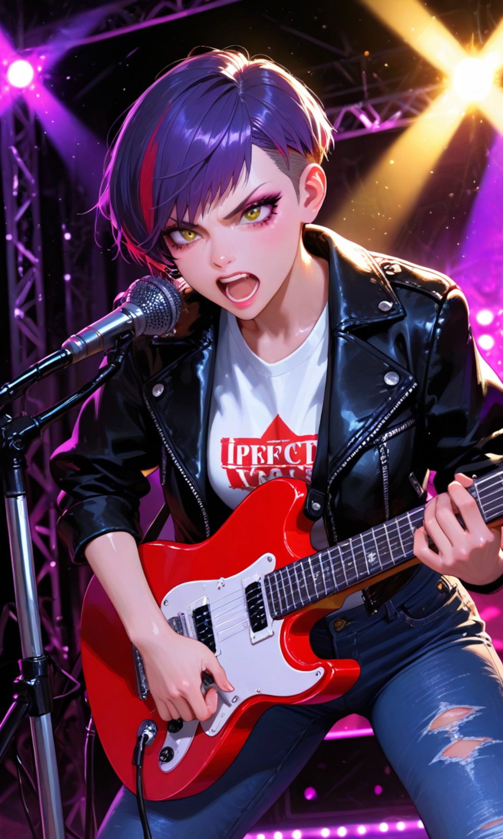 オレの歌声に痺れな‼️