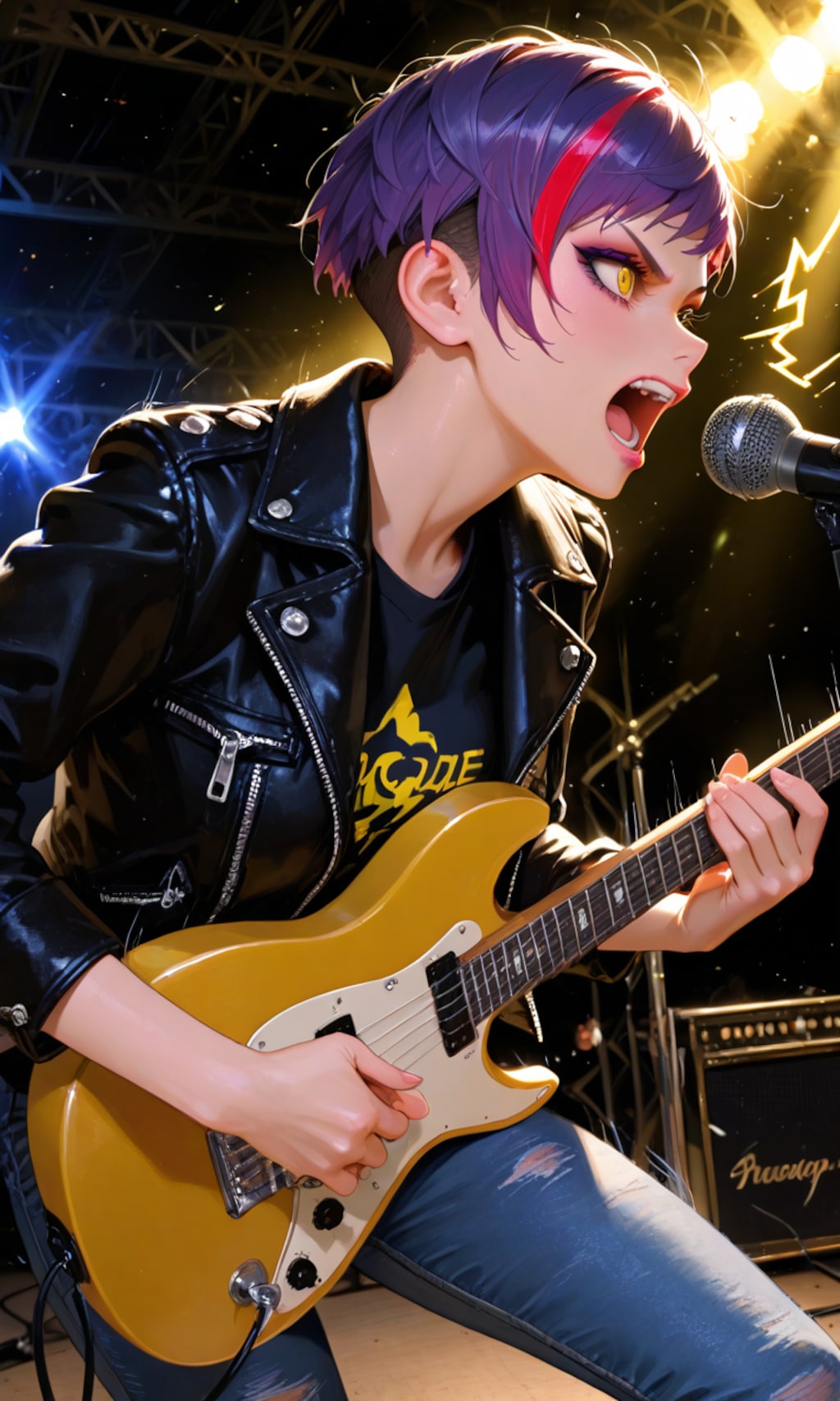 オレの歌声に痺れな‼️