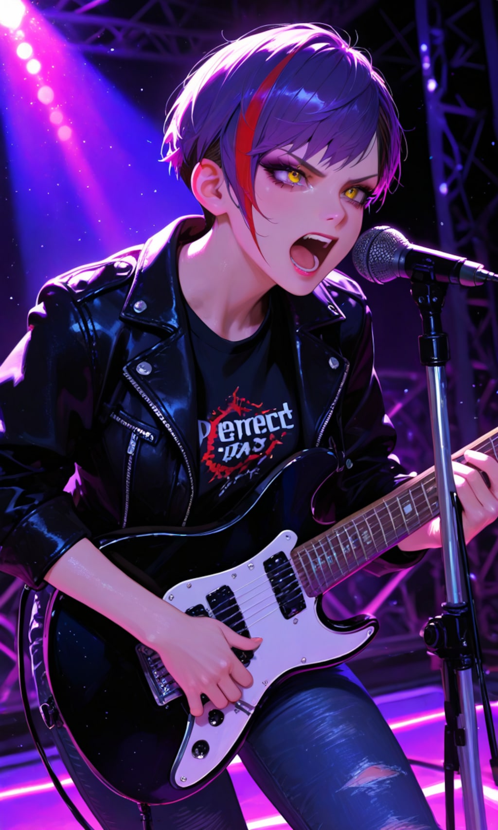 オレの歌声に痺れな‼️