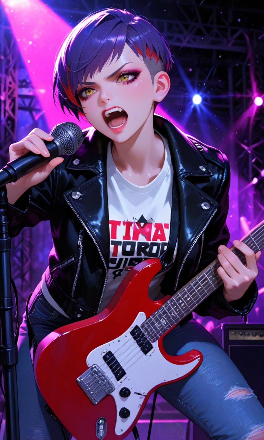 オレの歌声に痺れな‼️