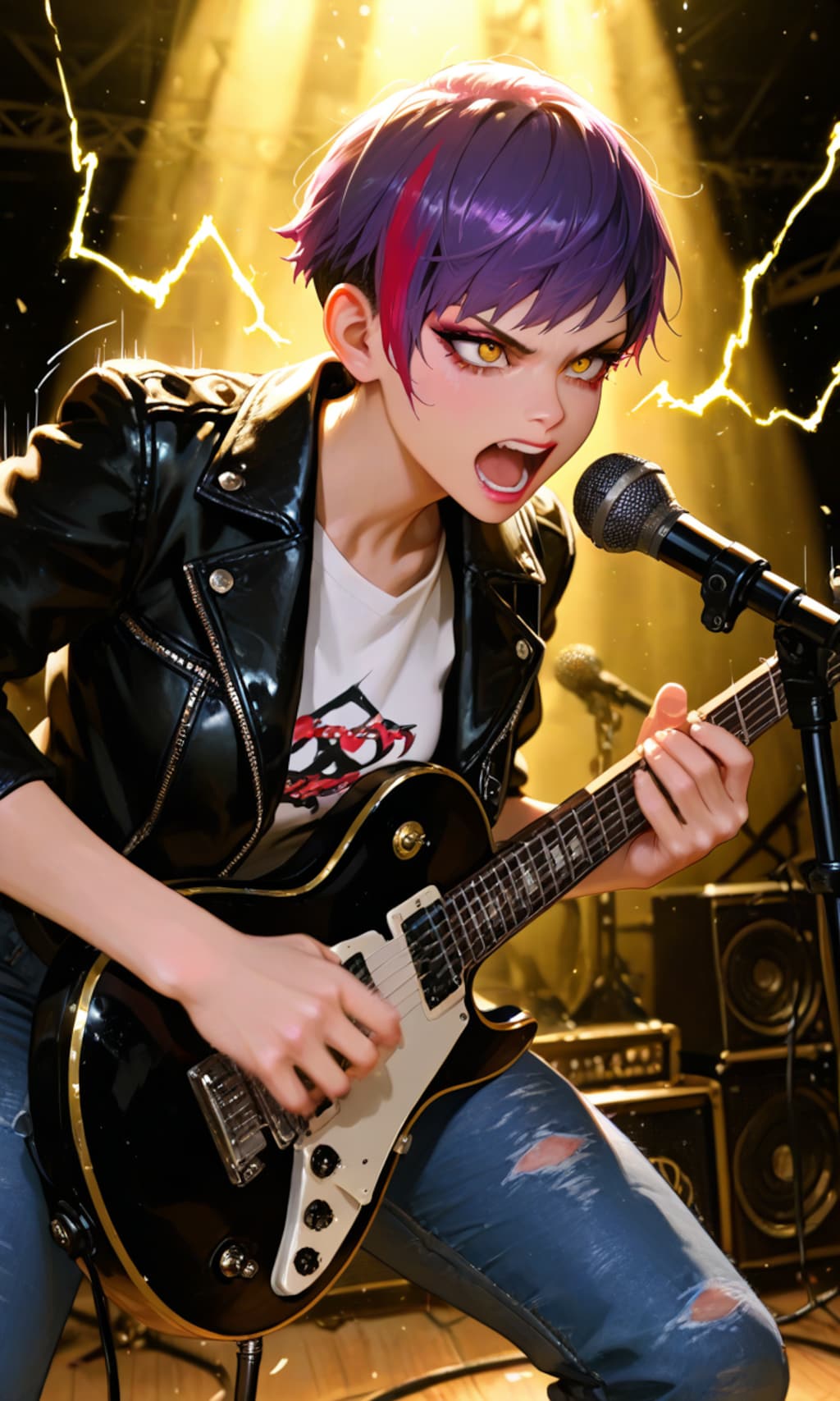 オレの歌声に痺れな‼️