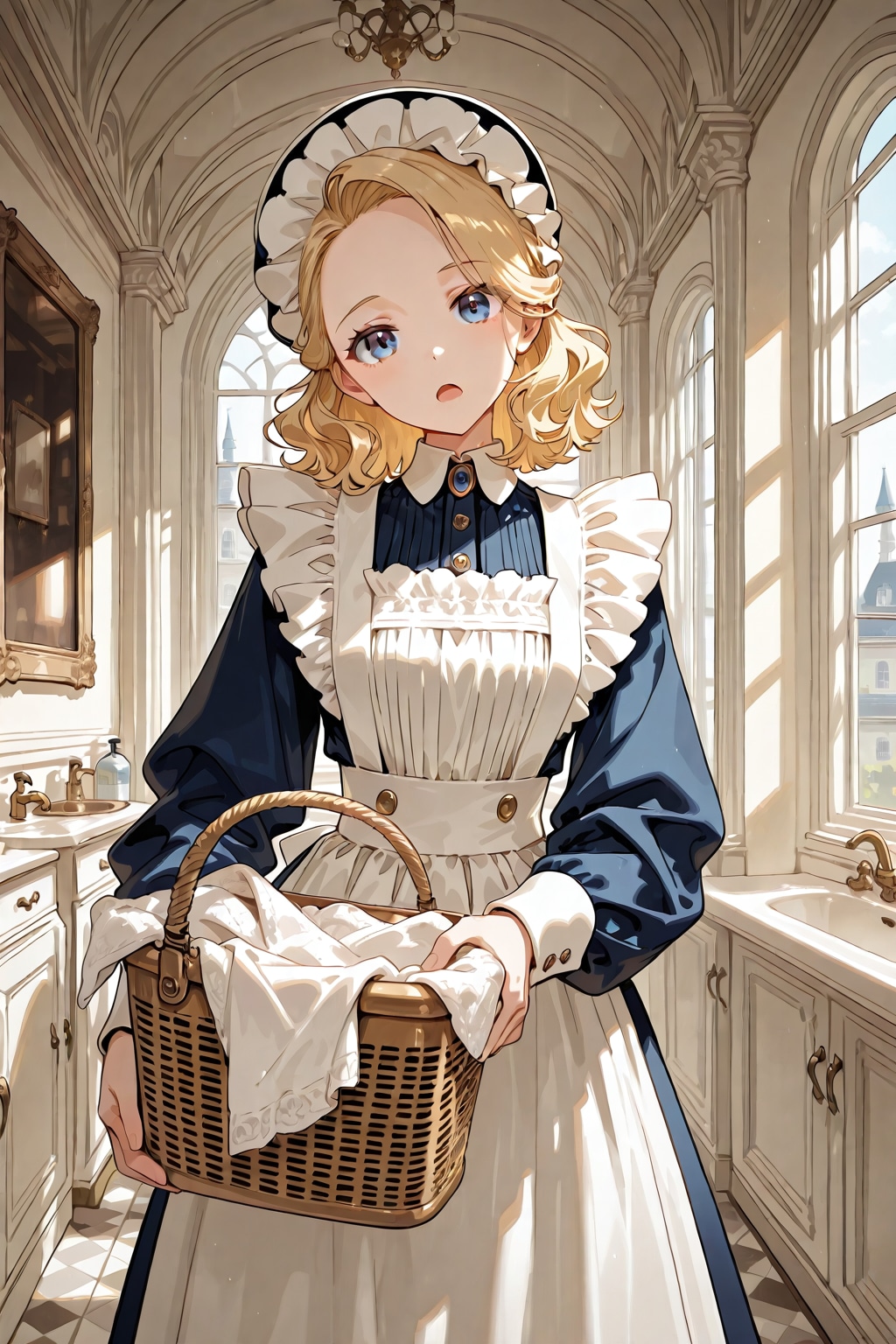 メイドさん３２２（リサ） | の人気AIイラスト・グラビア