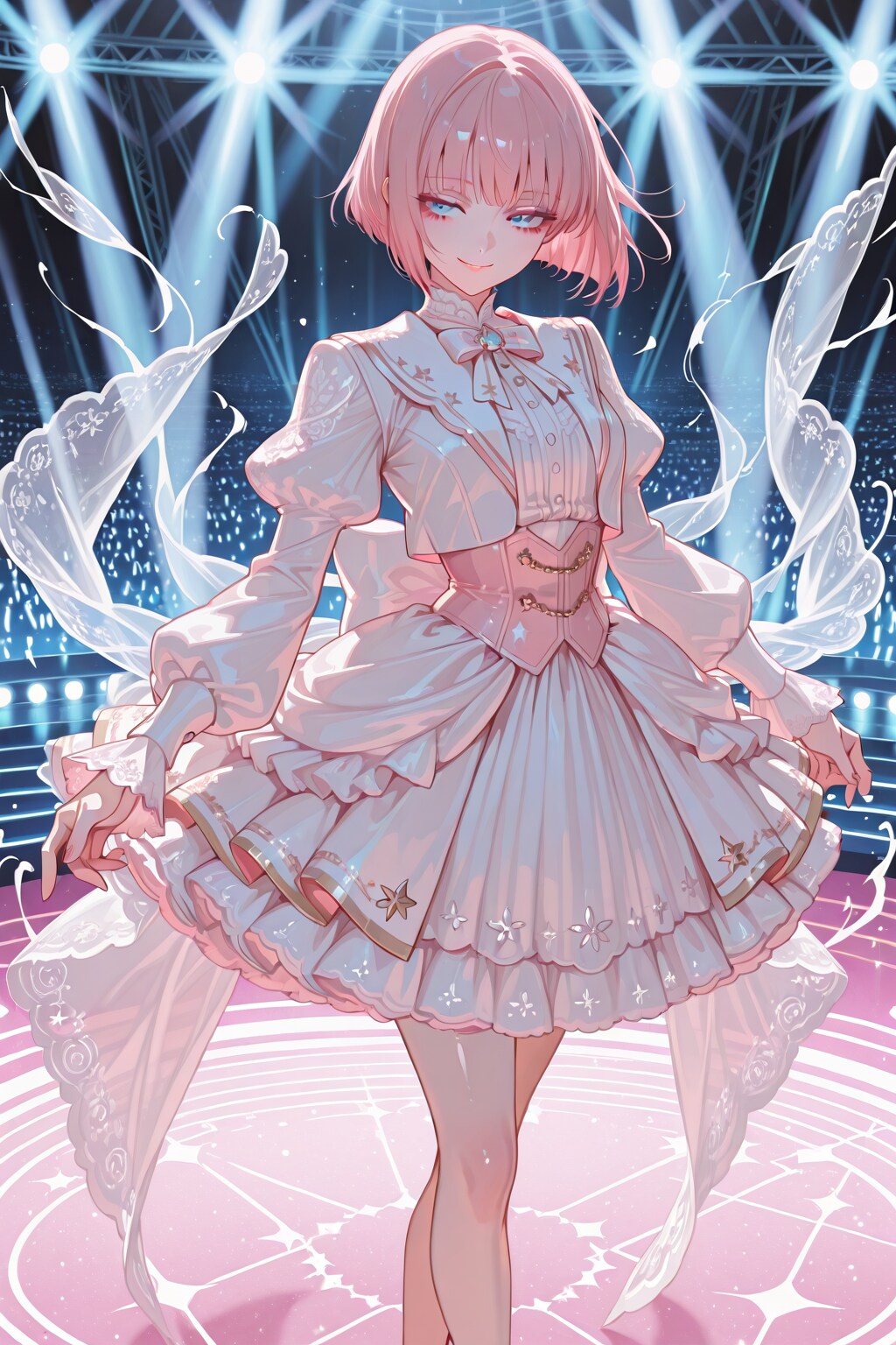 ピンクのスポットライト | の人気AIイラスト・グラビア