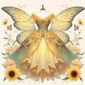 向日葵のの妖精のドレス 3枚目