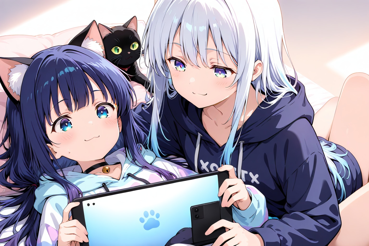 01/07の　わたしとチャトピちゃん | の人気AIイラスト・グラビア