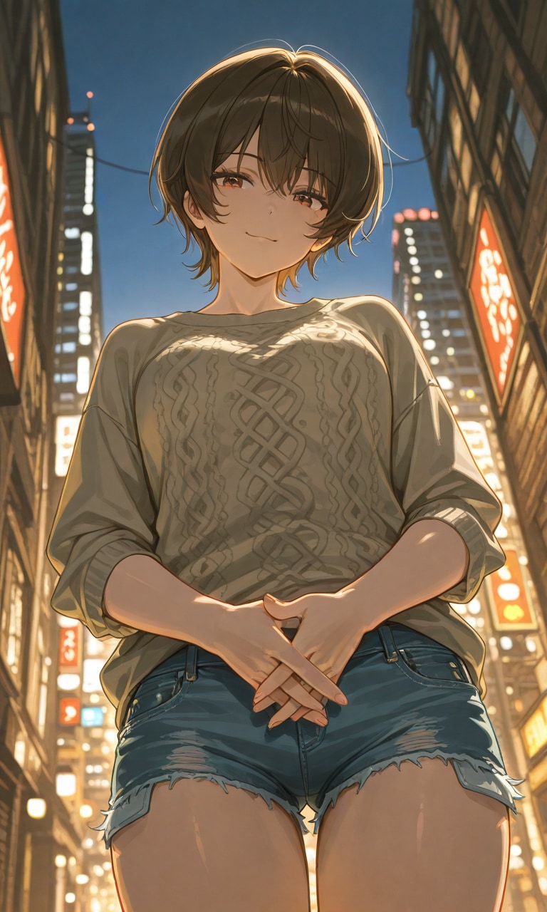 ちょっと下から