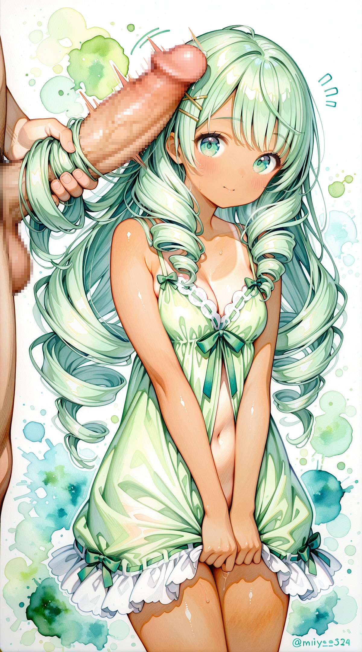 ドリルヘアー (R-18) 髪コキ