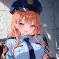 警官コスの少女 2枚目