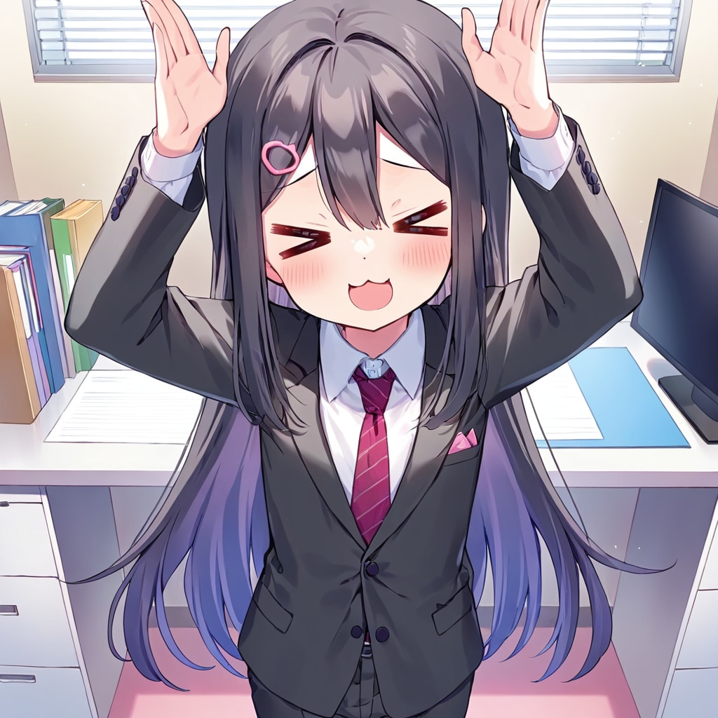 小さなスーツ女子