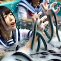 超ハードなウナギの掴み取り 2枚目