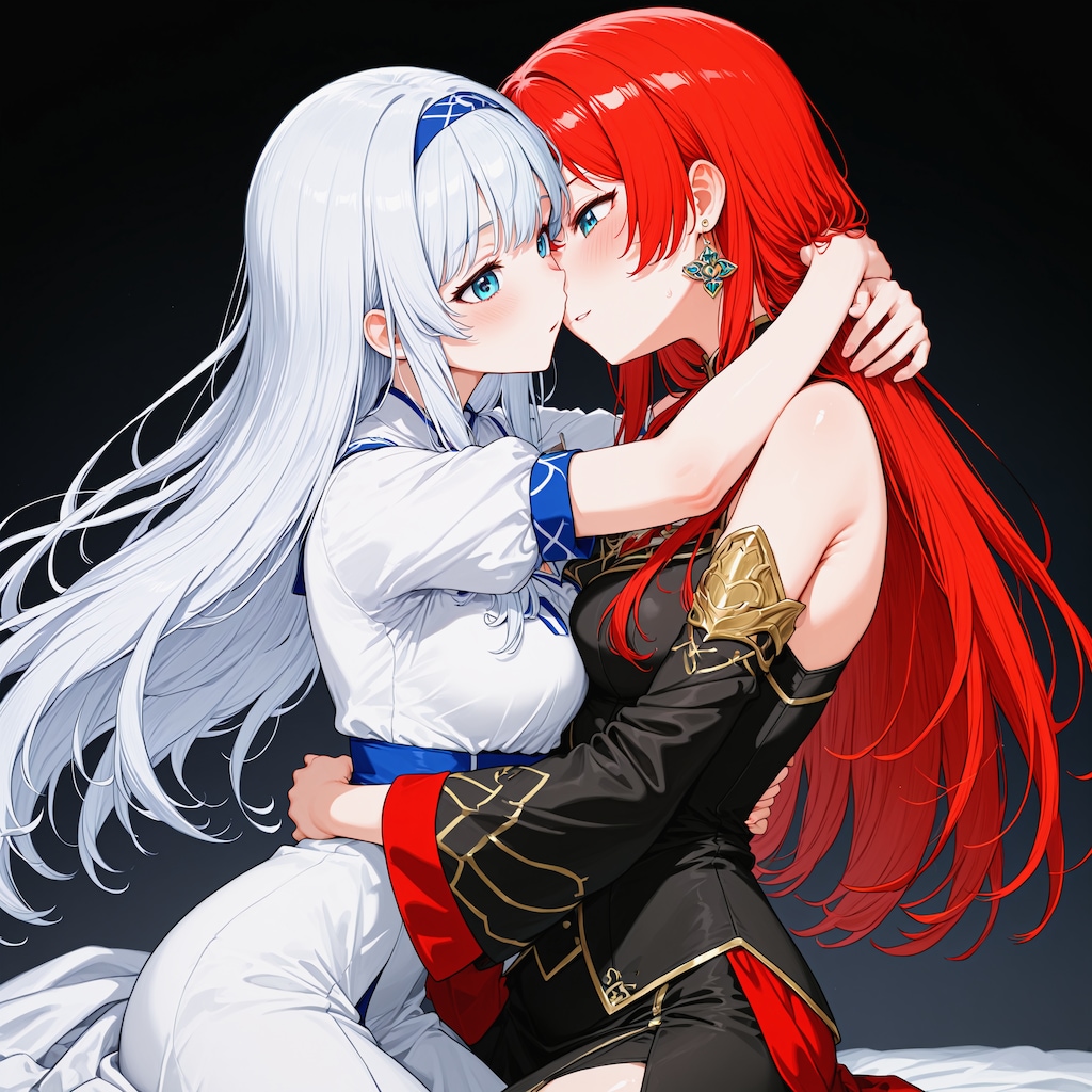 慈悲を称える百合の抱擁